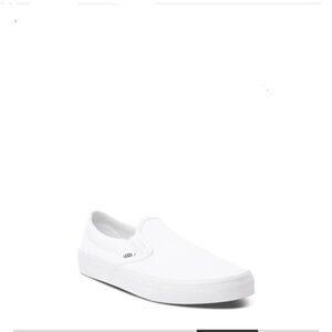 Vans Slip-On Canvas Sneakers in White